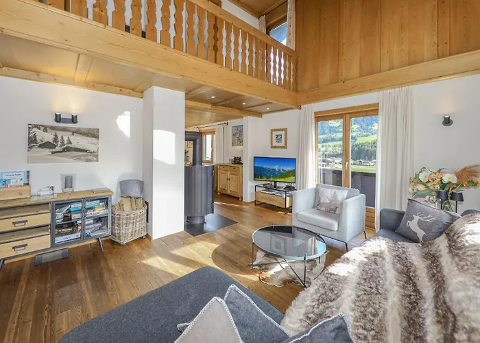 Moralee Kitzbuehel, Whirlpool & Alpenblick Шале *