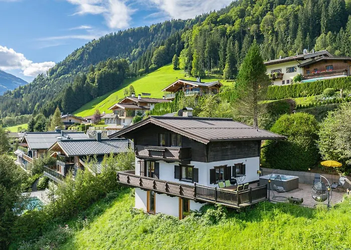 Шале Moralee Kitzbuehel, Whirlpool & Alpenblick